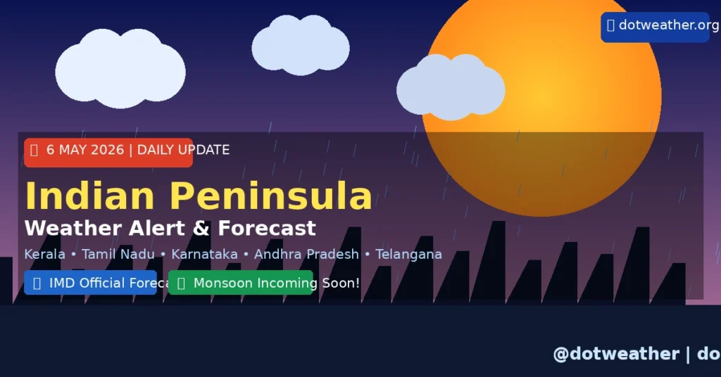 Indian Peninsula Weather Update Today